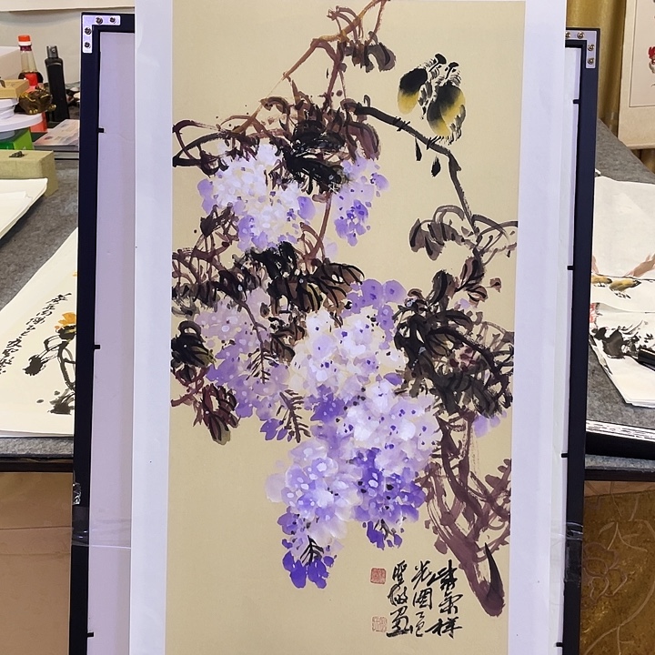 国画张圣敏先生纯手绘作品