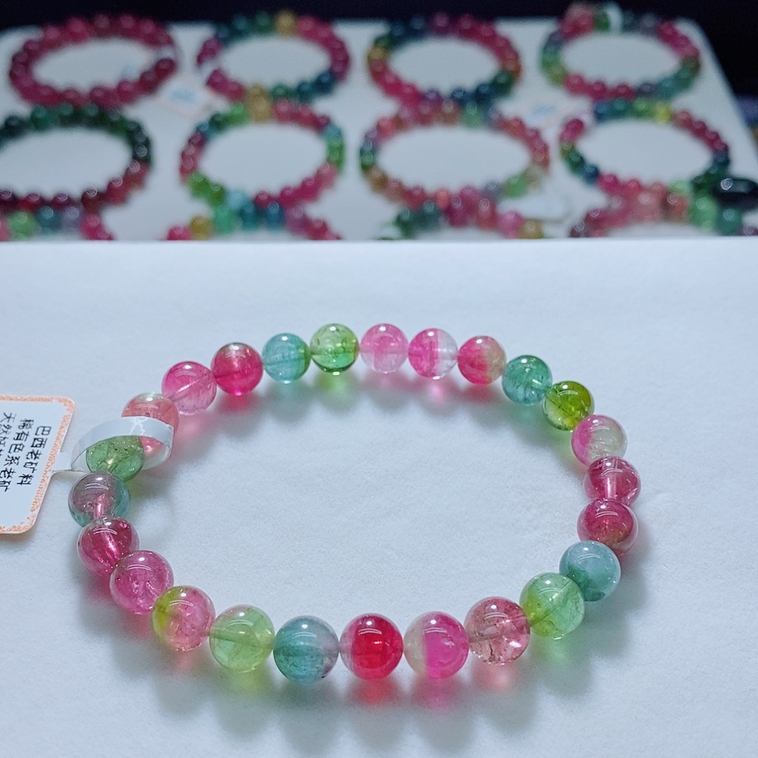 手链未镶嵌碧玺7.8mm左右