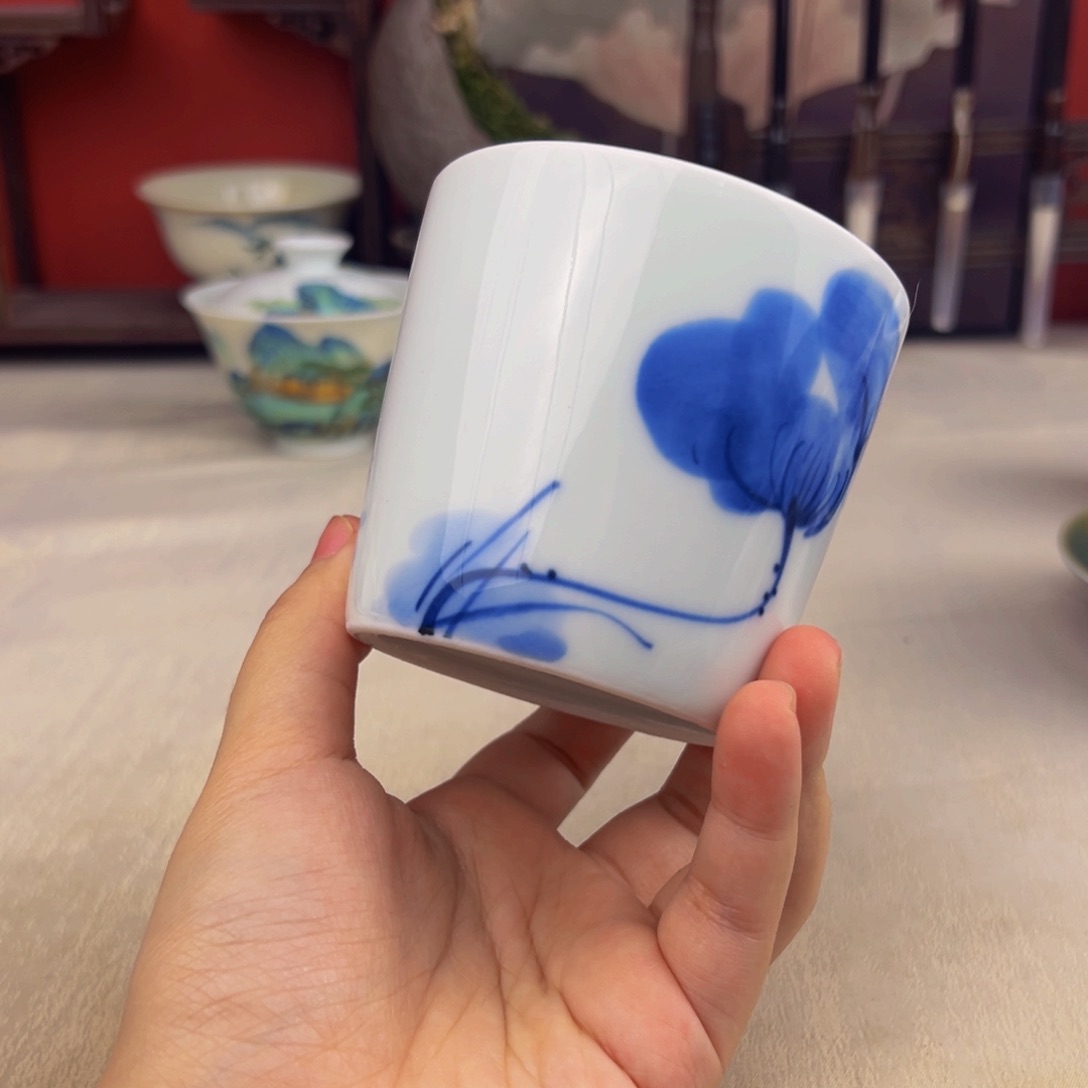 杯子纯手工柴烧主人杯