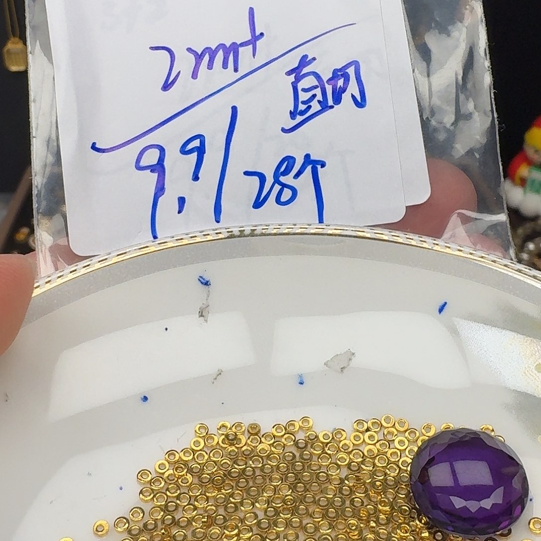 银S925镶嵌紫晶颈饰紫水晶925镶嵌206