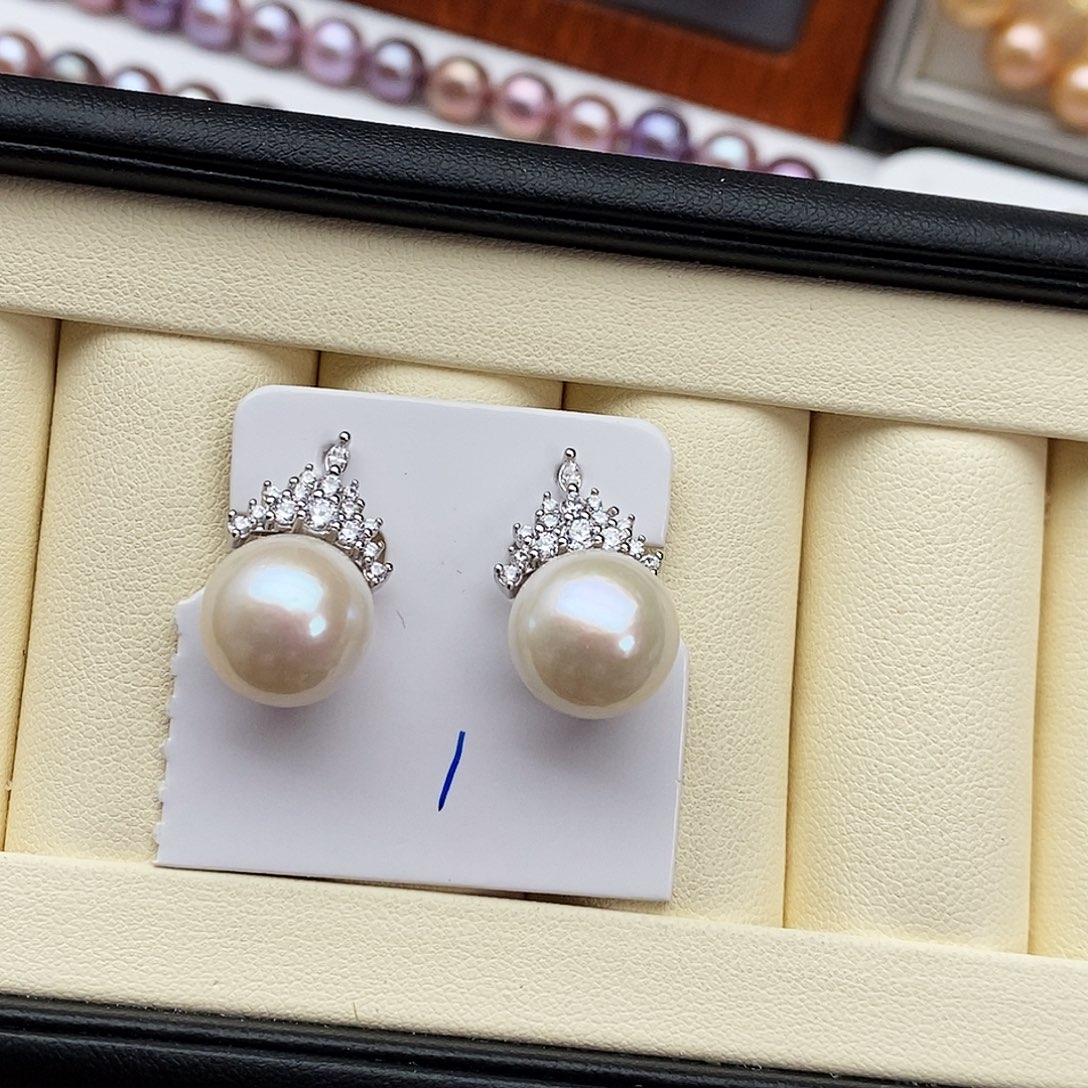 银S925镶嵌颈饰淡水珍珠