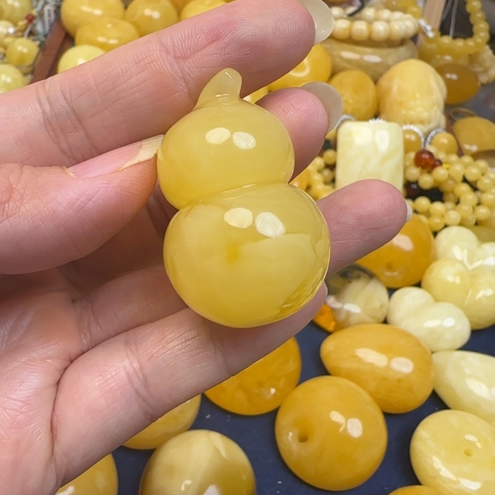 蜜蜡未镶嵌颈饰天然蜜蜡