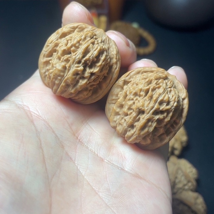 把件文玩核桃汉高楼32.5mm