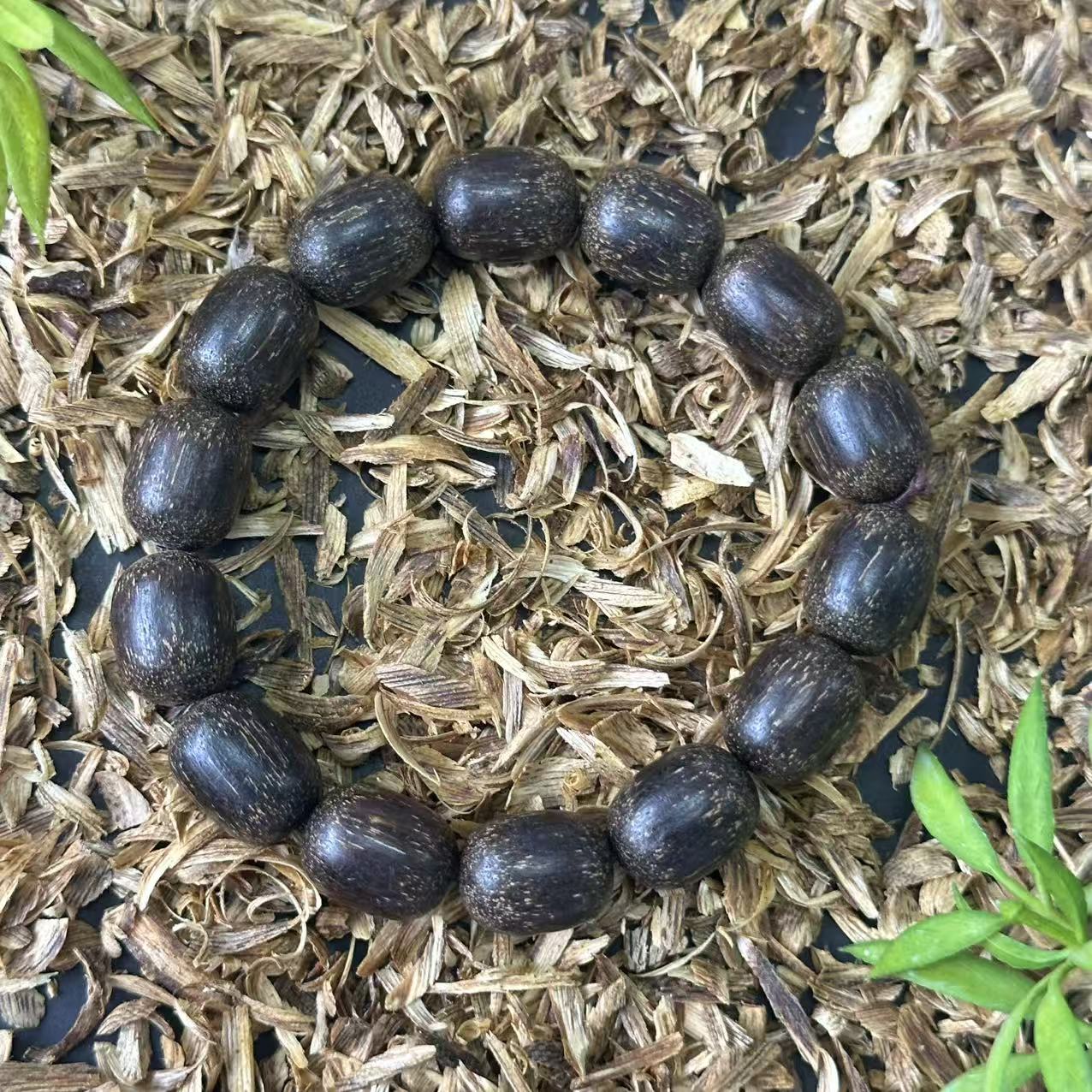 沉香Z106精选碎屑文玩12mm