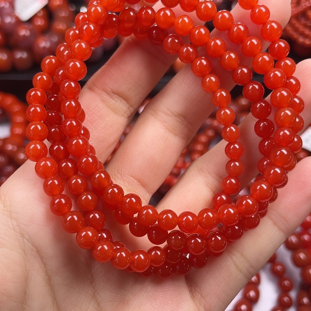 未镶嵌手链南红玛瑙