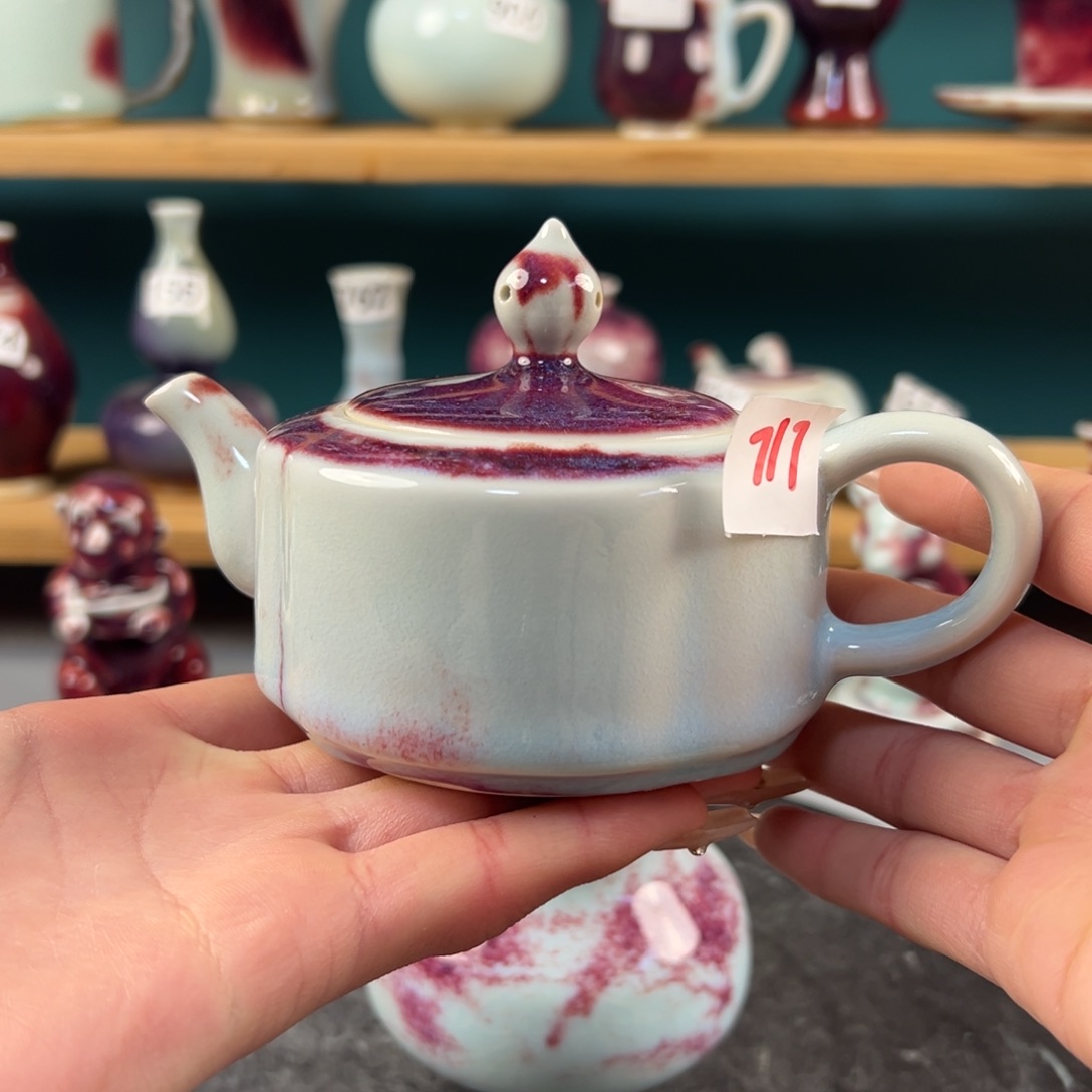 瓷片用****5微瑕壶玉石釉