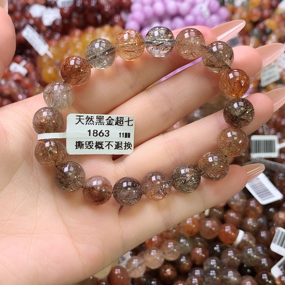 水晶手链未镶嵌，