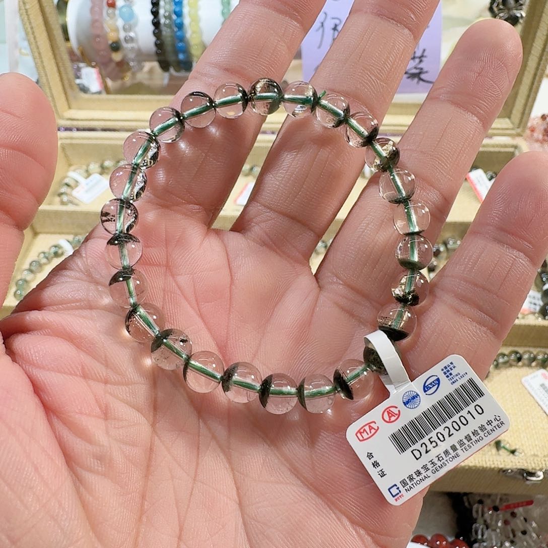 水晶手链未镶嵌绿幽灵