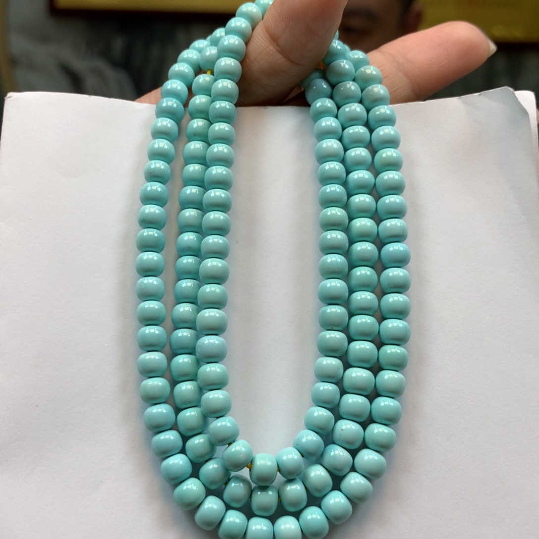 绿松石长链未镶嵌