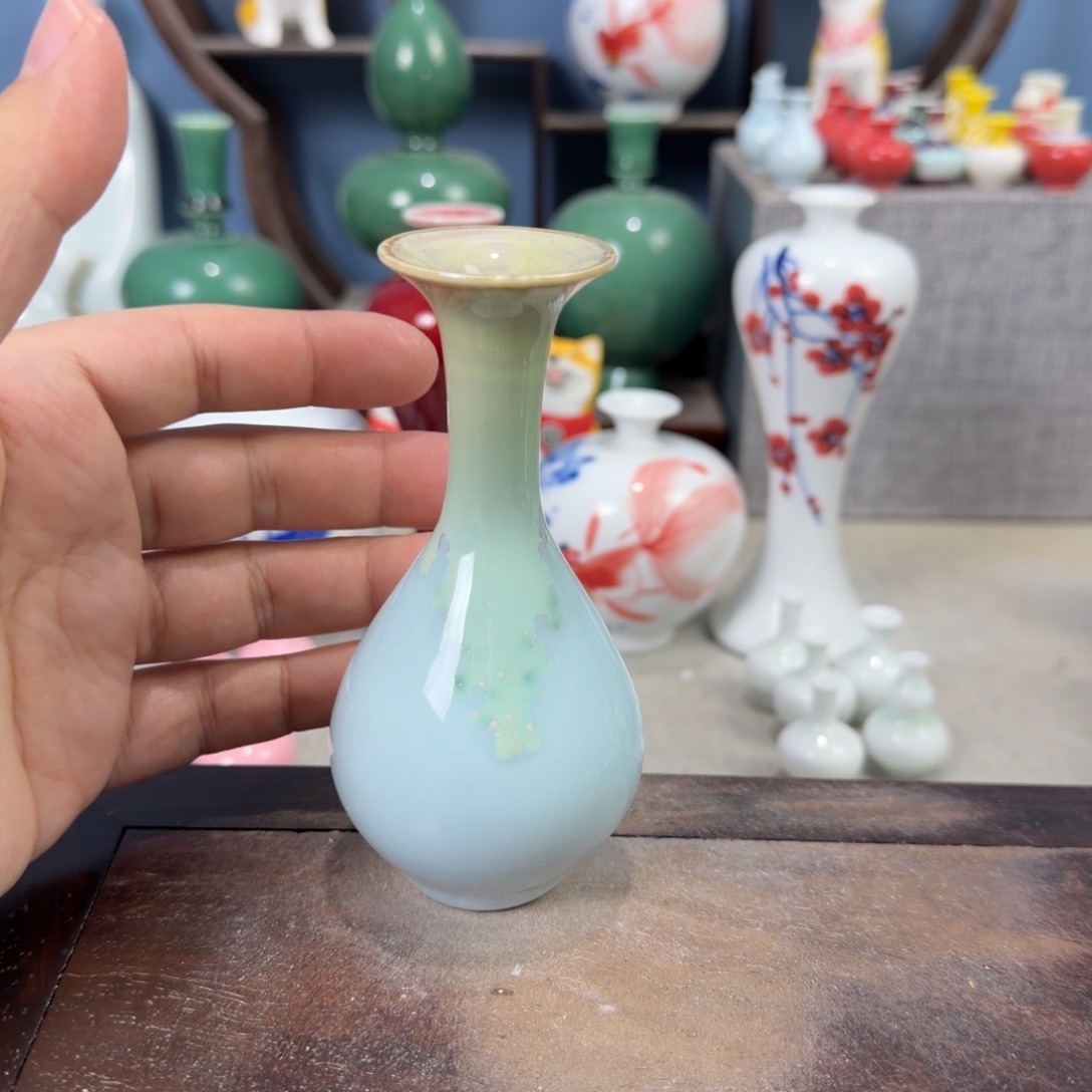 陶瓷手工小花器摆件