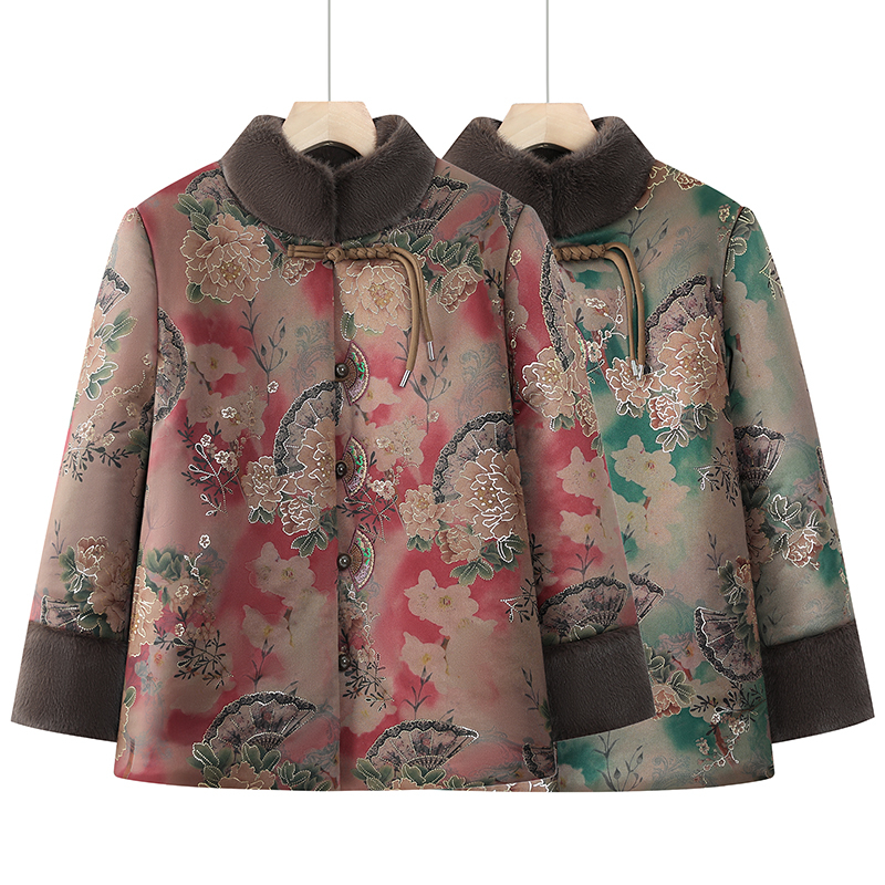 奶奶装冬装棉衣老年人棉袄女老太太衣服老人秋装棉服妈妈冬季外套