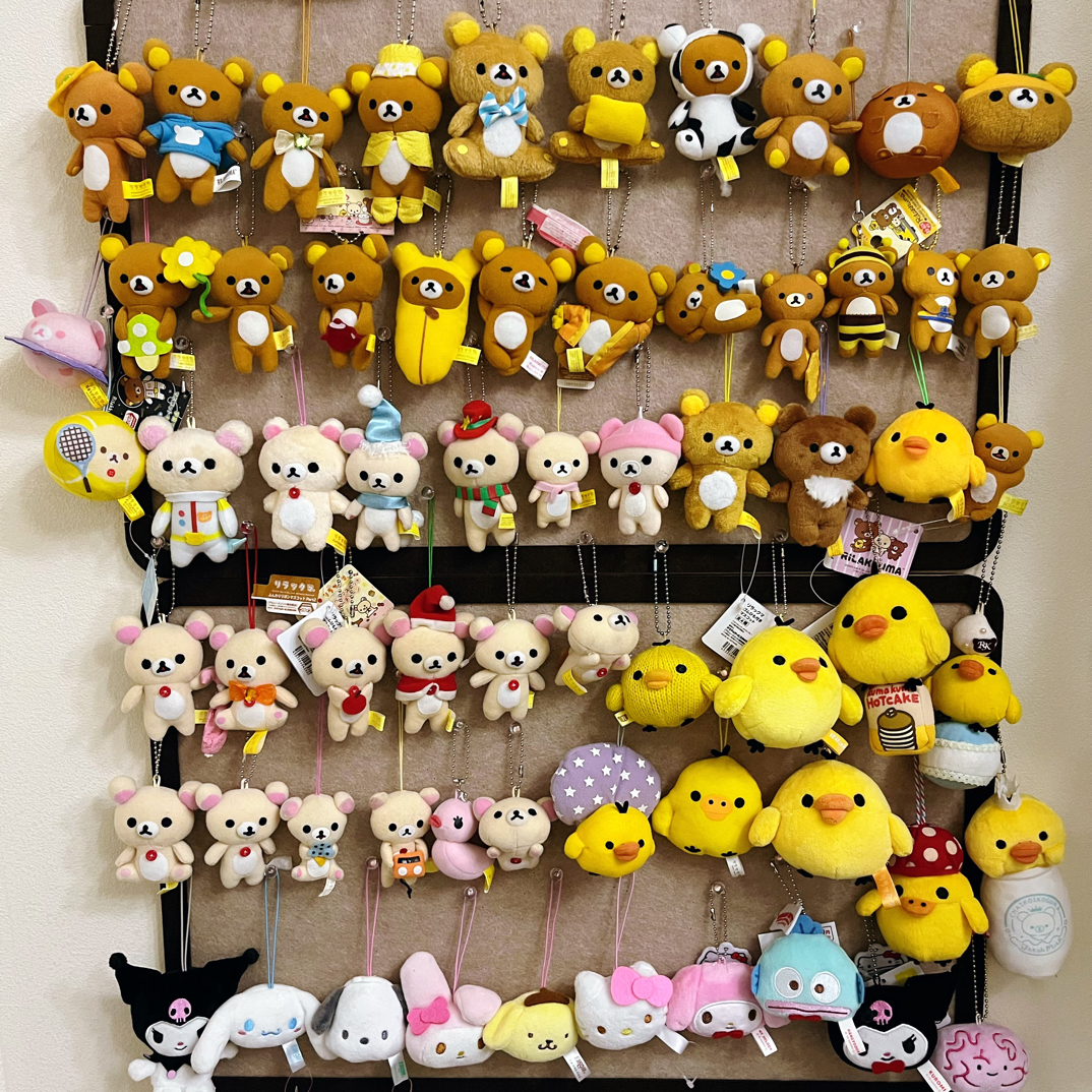 展示勿拍中古轻松熊毛绒娃娃挂件默认微瑕可直播间扣号选款圣诞