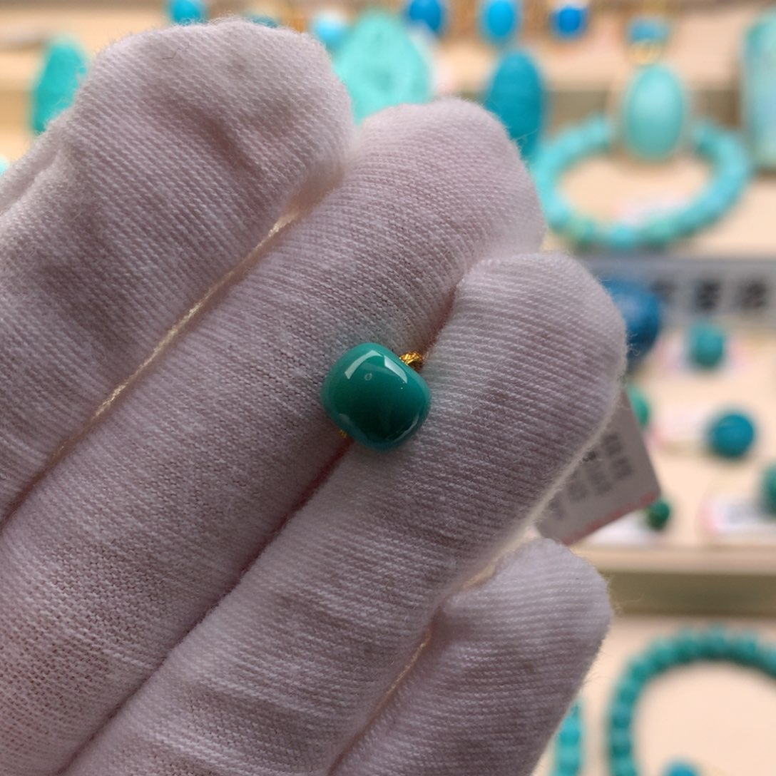 未镶嵌绿松石珠宝奇石7.8