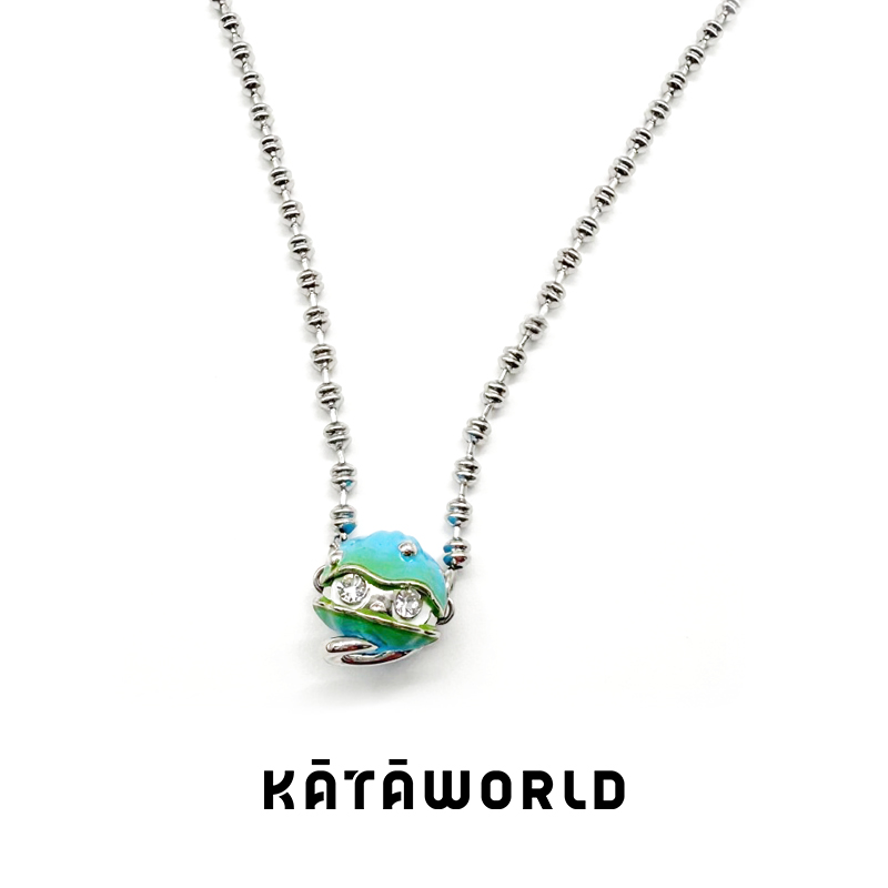KATAWORLD 铜合金项链 【主理人】小海怪系列-渐变小海怪项链锁骨链