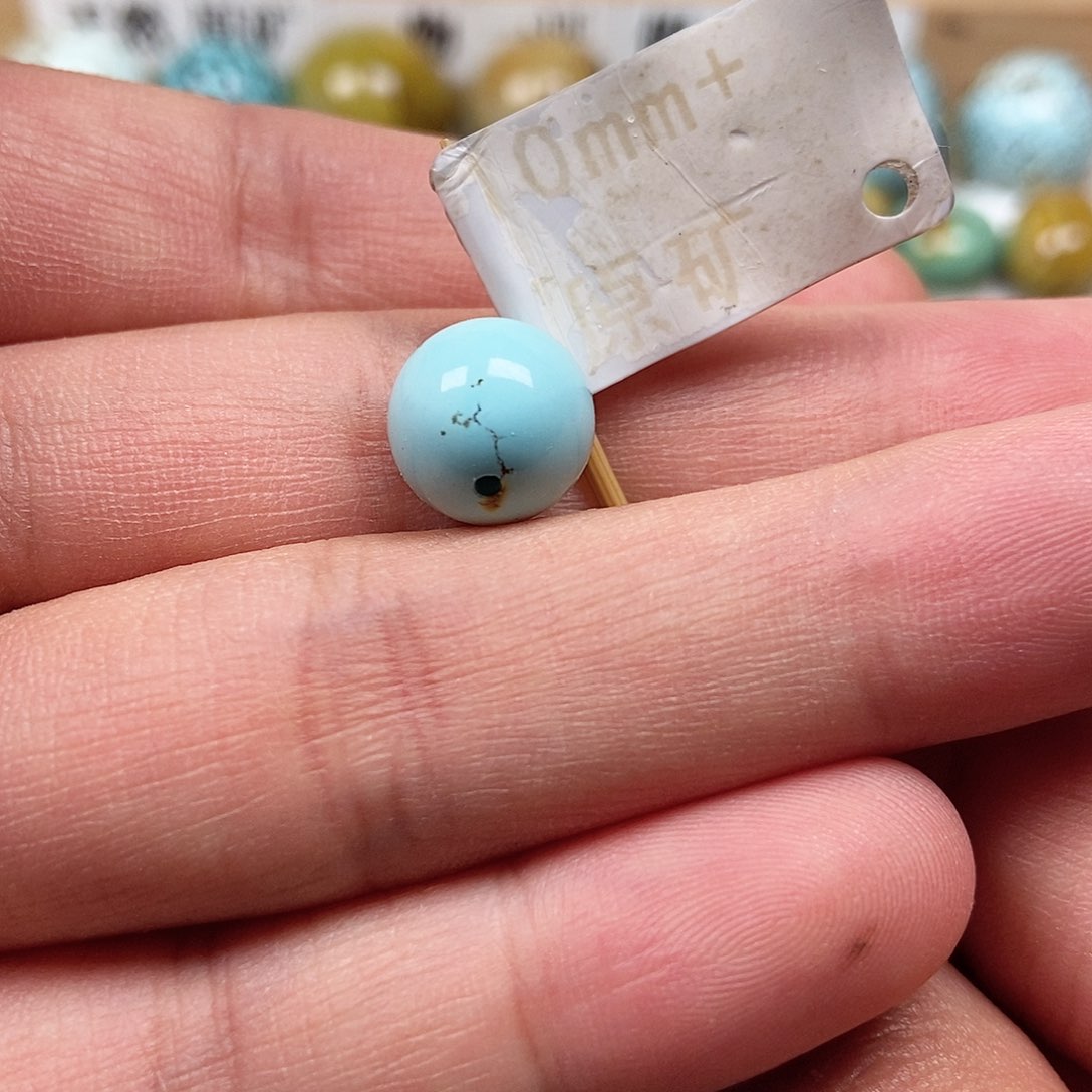 未镶嵌绿松石珠宝半成品