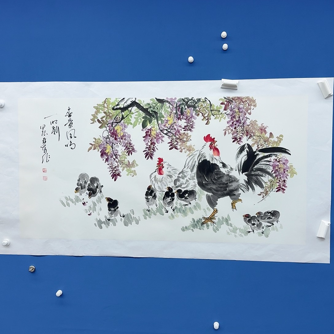 国画多次参加国内外大型