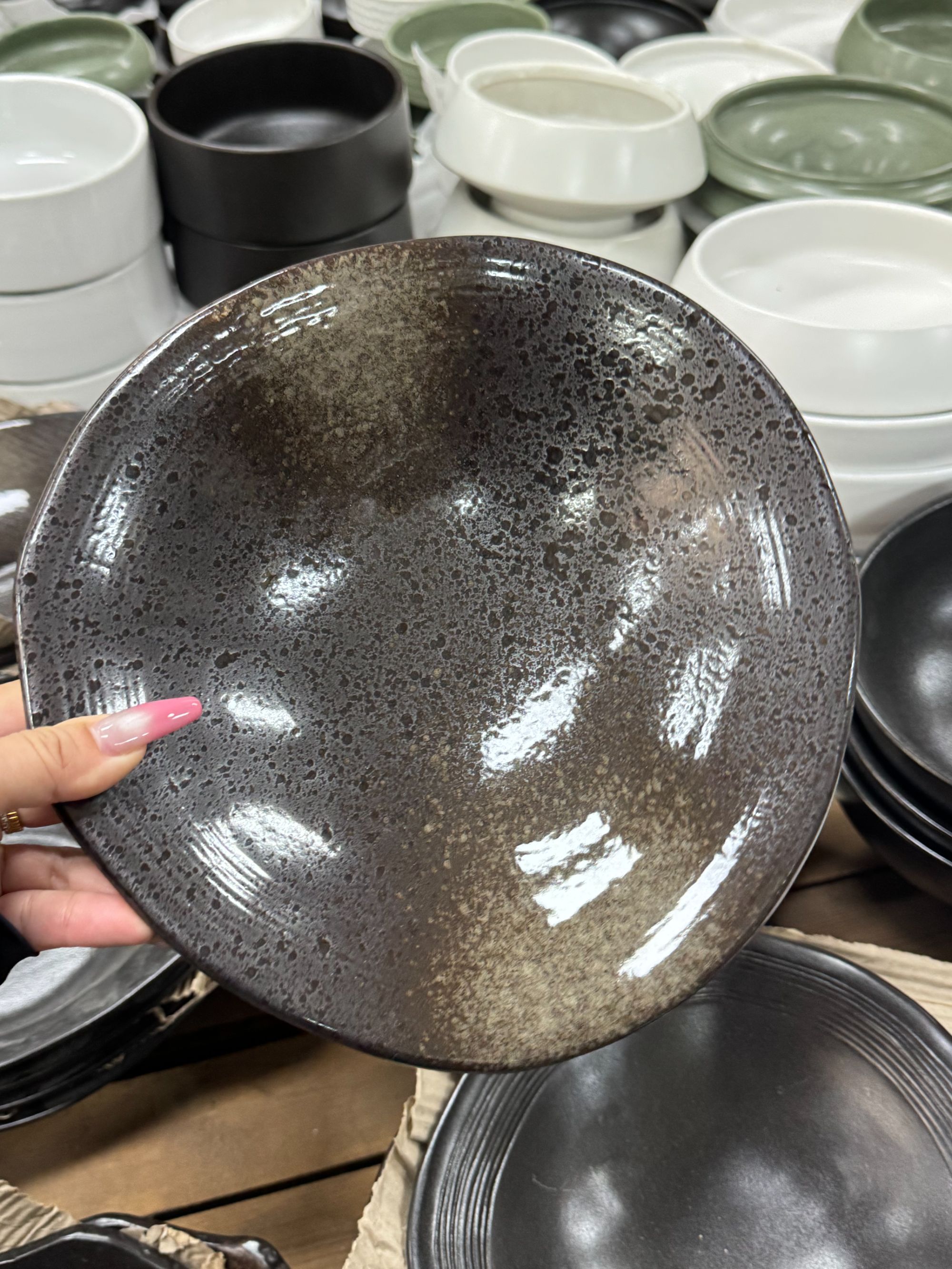 超大号水培苔藓球专用无孔花盆25厘米宽高颜值