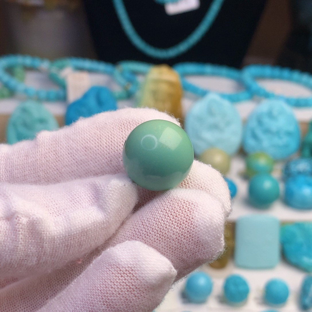 绿松石珠宝奇石未镶嵌