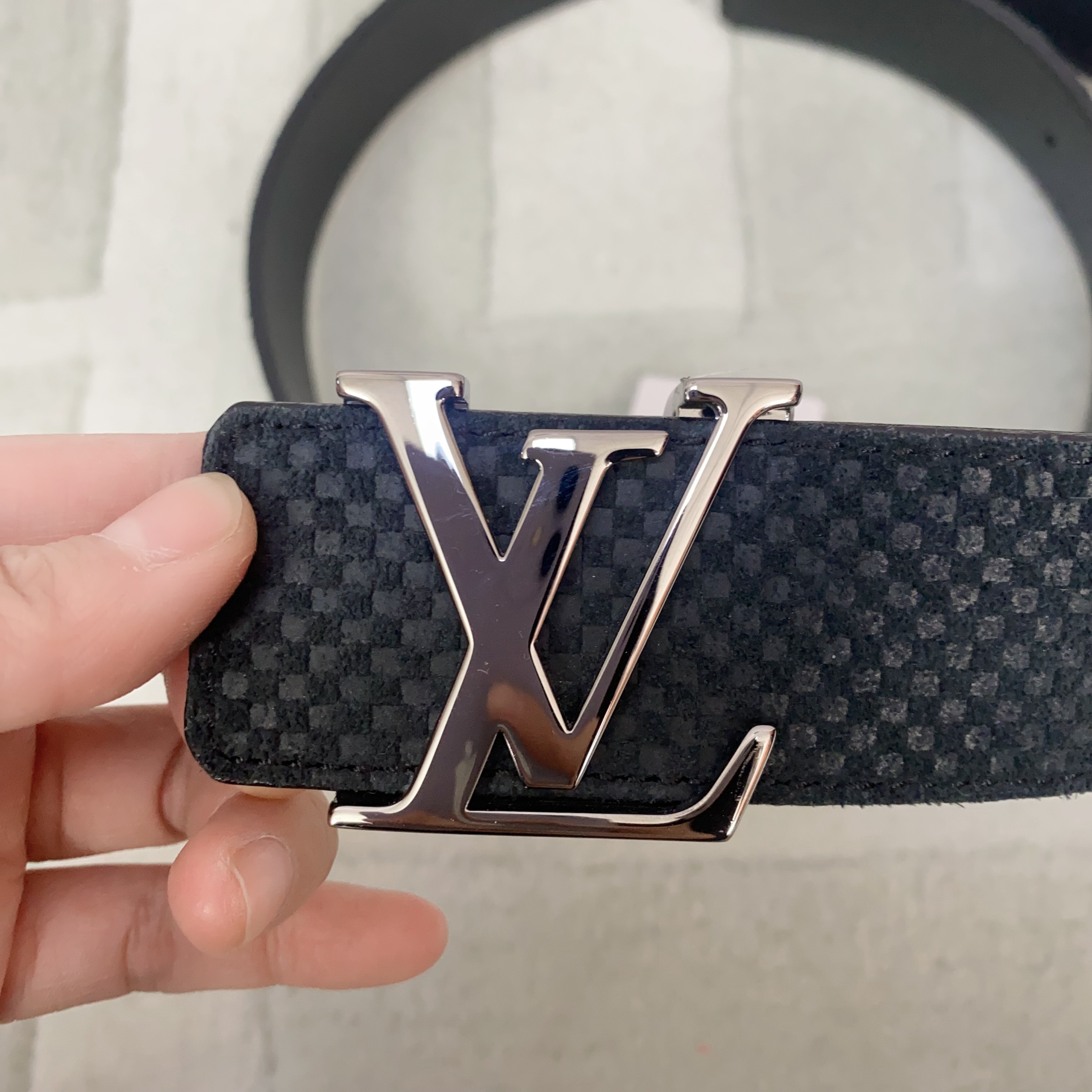 95新 LouisVuitton/路易威登 麦殿/植绒皮带95*38/250205CXHYY02