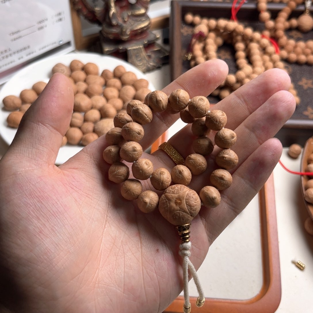 凤眼菩提吊坠10.5实心手持