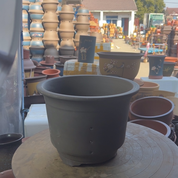 紫砂宜兴紫砂花盆花盆