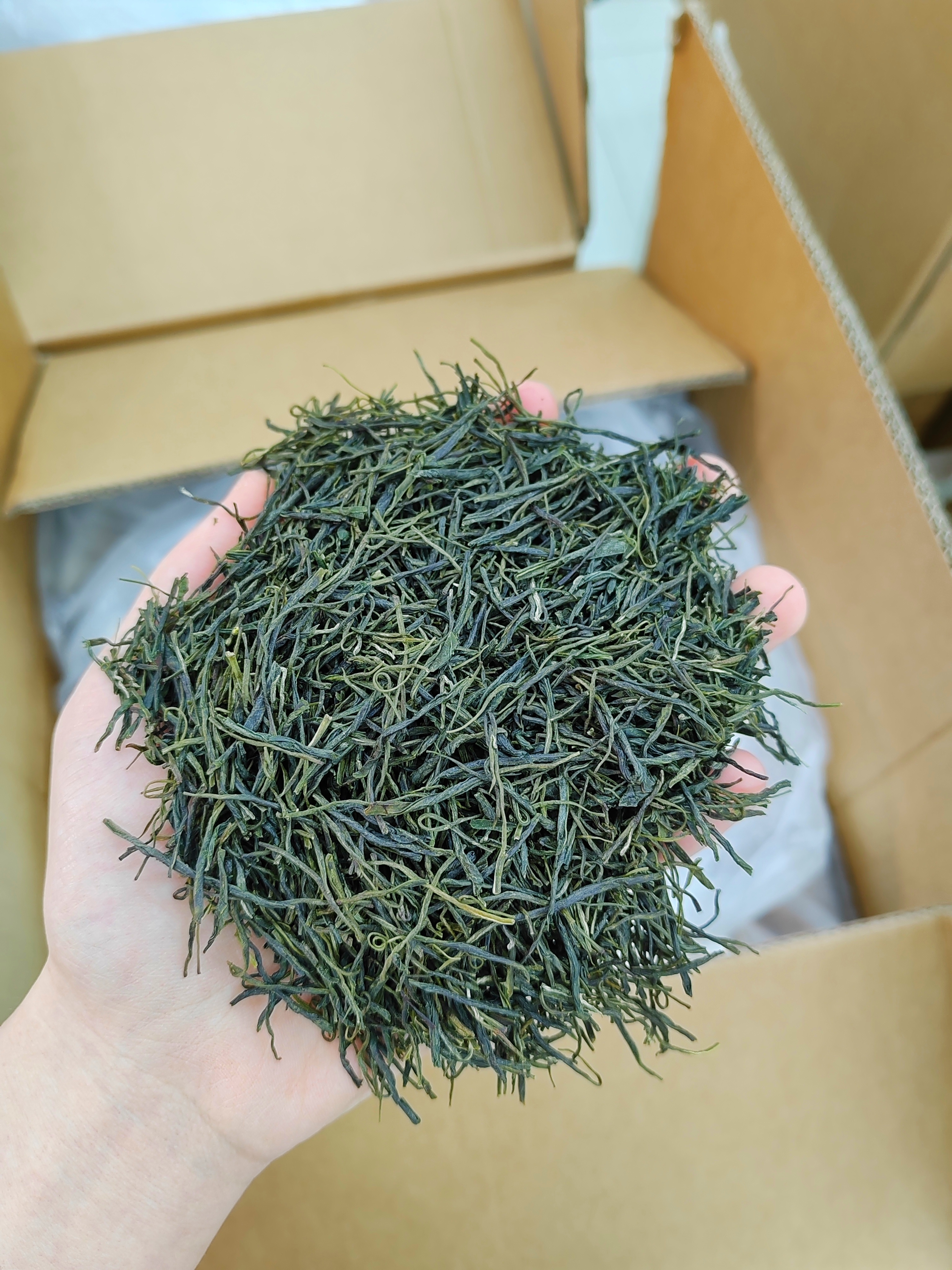 （回馈粉丝定做）增泰2025年春茶湖北襄阳绿茶炒青A3，55-88；板栗香