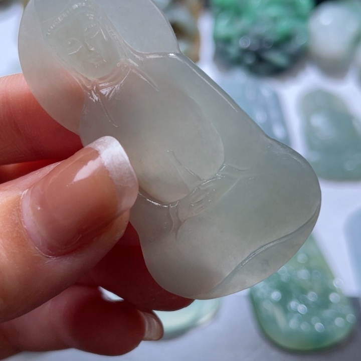 定制翡翠未镶嵌毛货