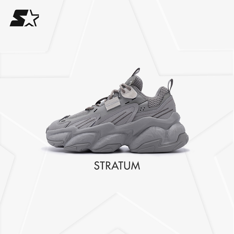 STARTER流光风岩层老爹鞋厚底增高机能风百搭休闲鞋 STG2S2008