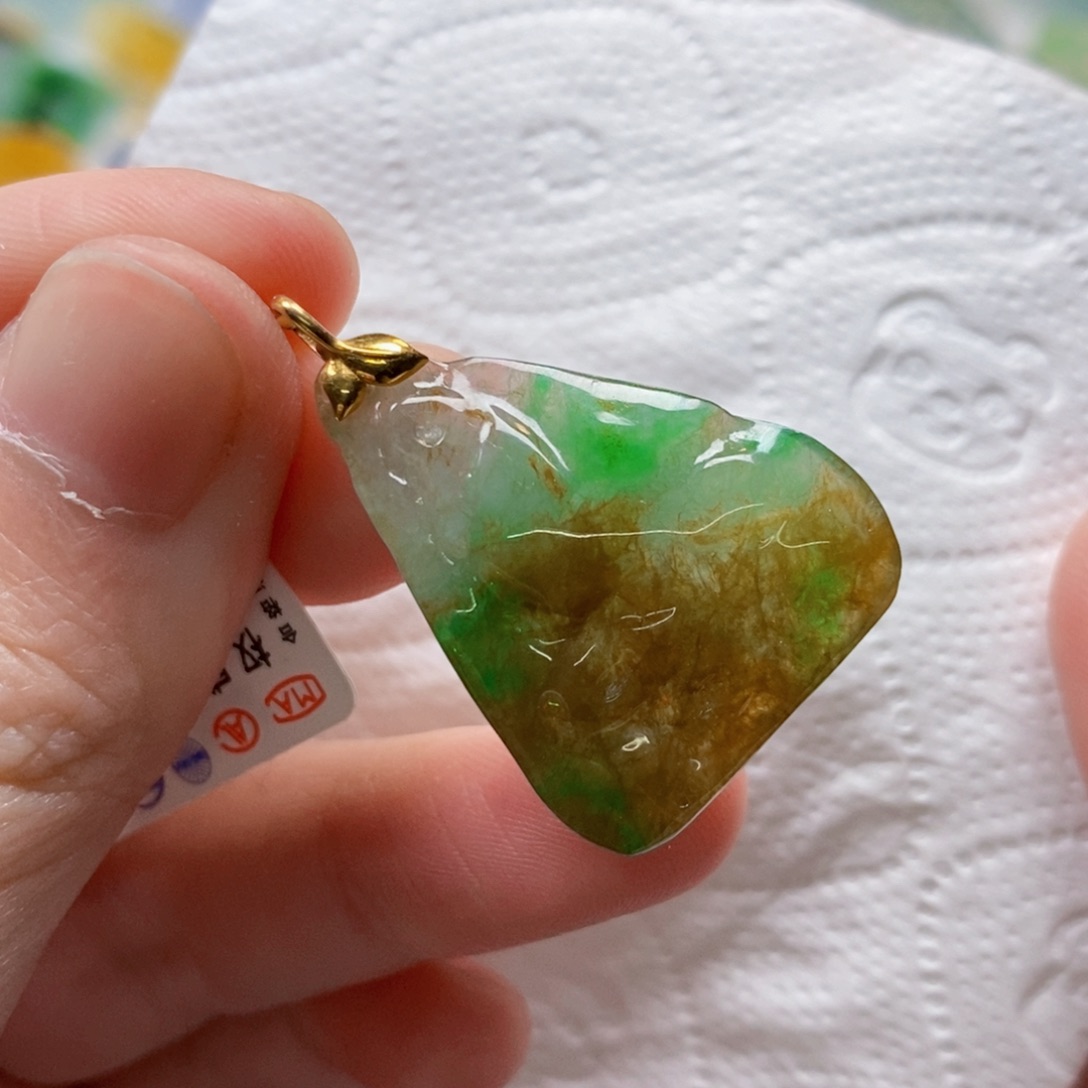 【闪购商品】翡翠吊坠(不含链)未镶嵌6489