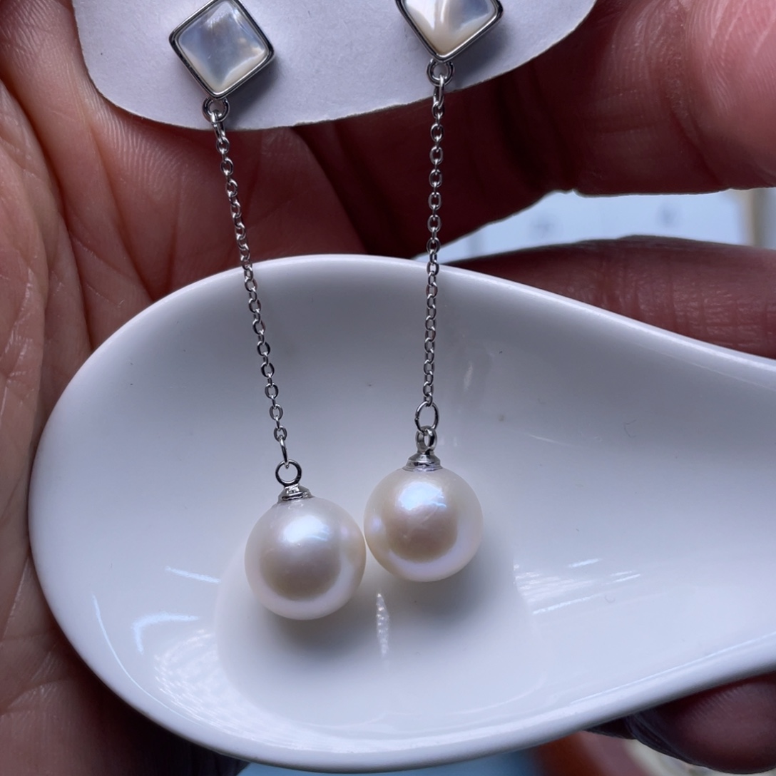 淡水珍珠未镶嵌耳饰