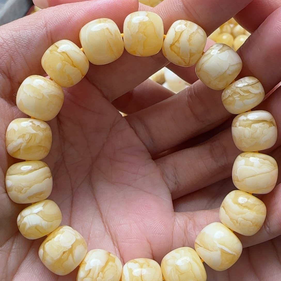 琥珀手链未镶嵌手串