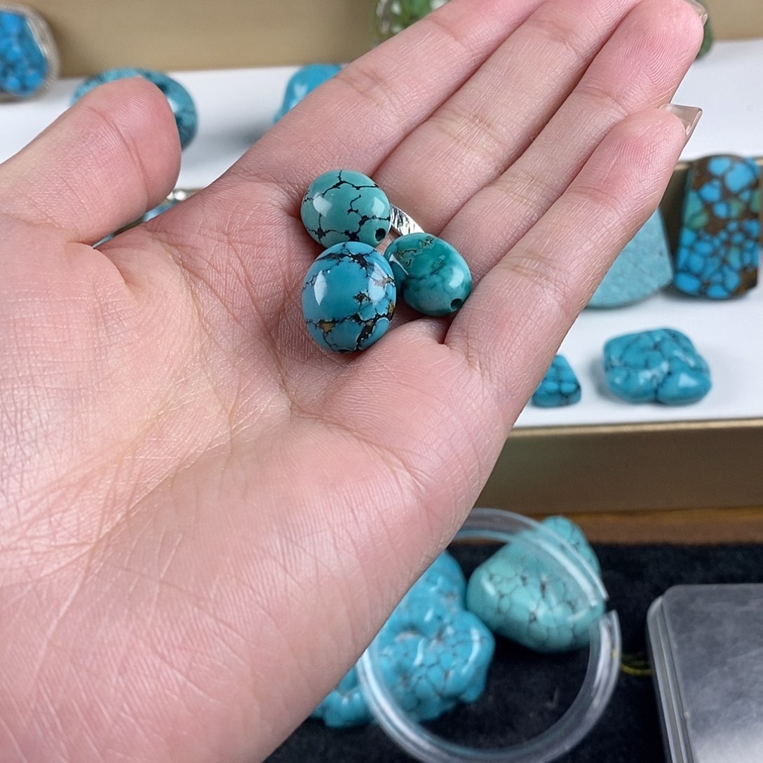 黄*土高瓷精品扁珠配饰z