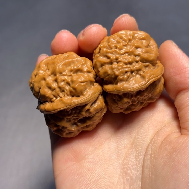 文玩核桃把件蛤蟆头664