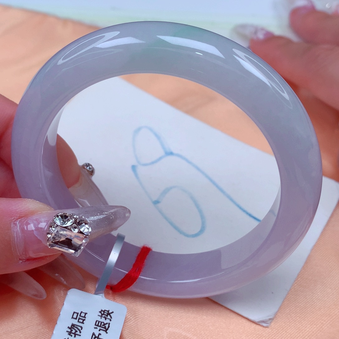 翡翠手镯未镶嵌天然缅甸翡翠A货手镯