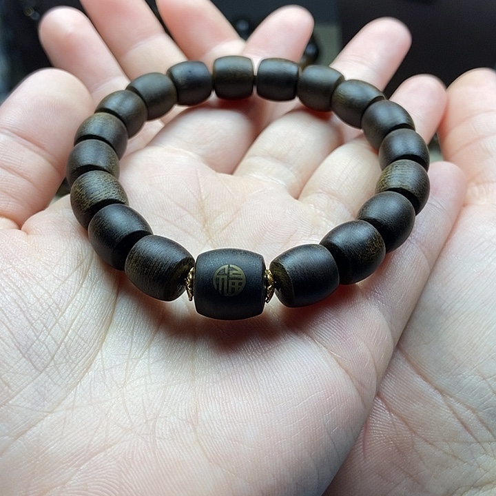 沉香手串鸿**头越南芽庄白奇楠沉水老料1.0