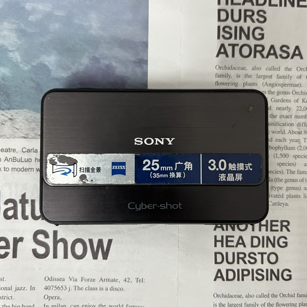 95新 Sony/索尼 T99 1410万像素 滑盖触摸屏 人像清晰 配件齐全