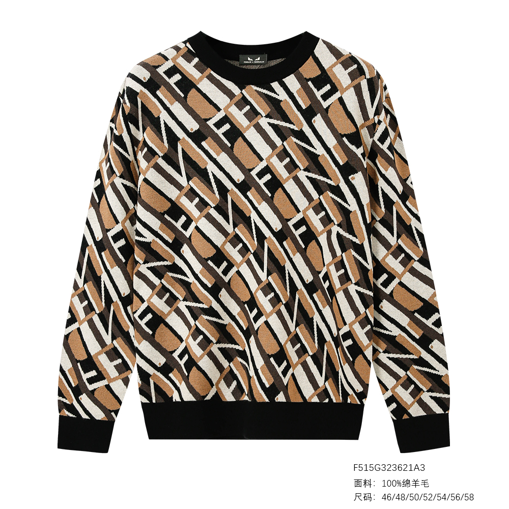 FENDILOR小怪兽25年秋冬款男士毛衫F515G323621A