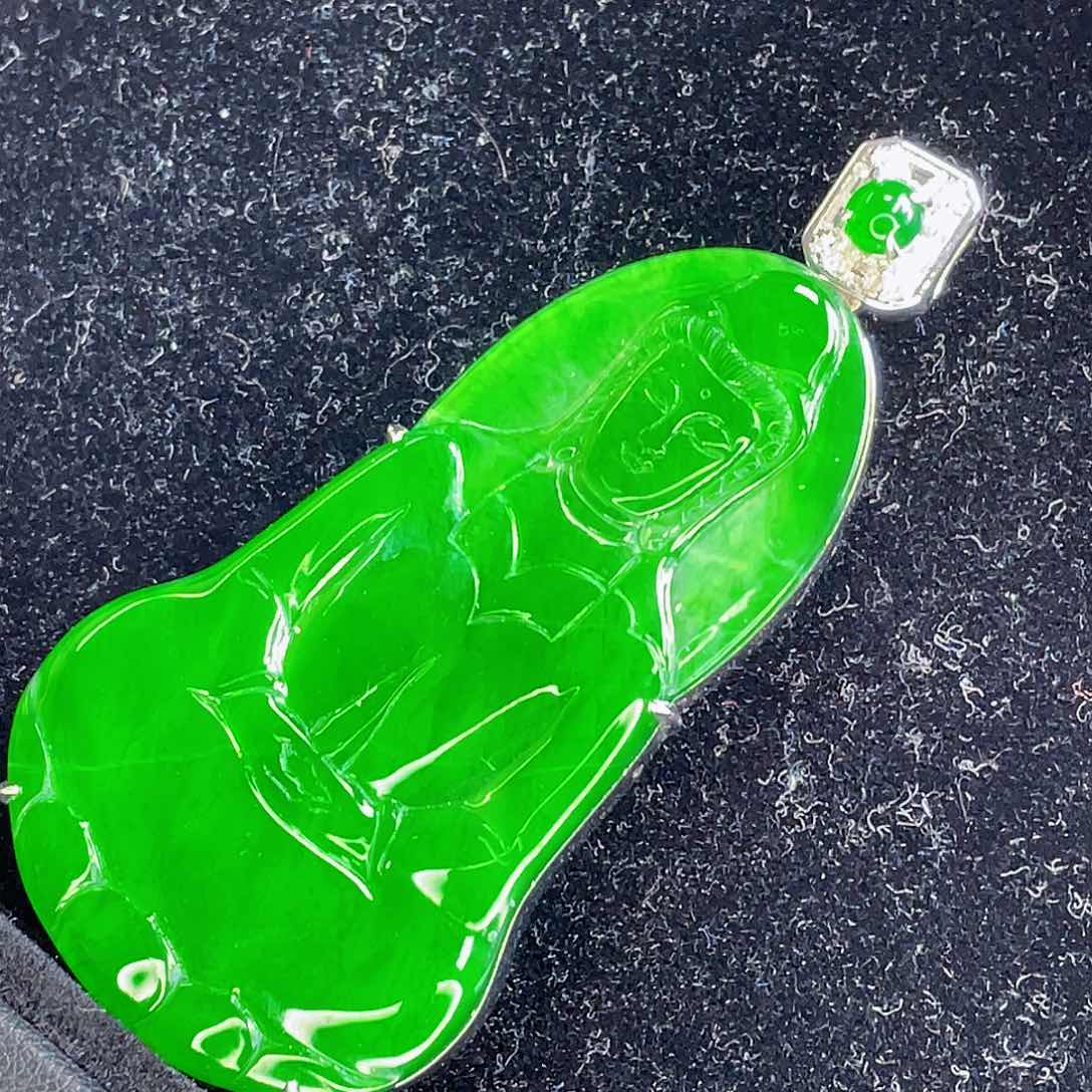 翡翠吊坠(不含链)未镶嵌