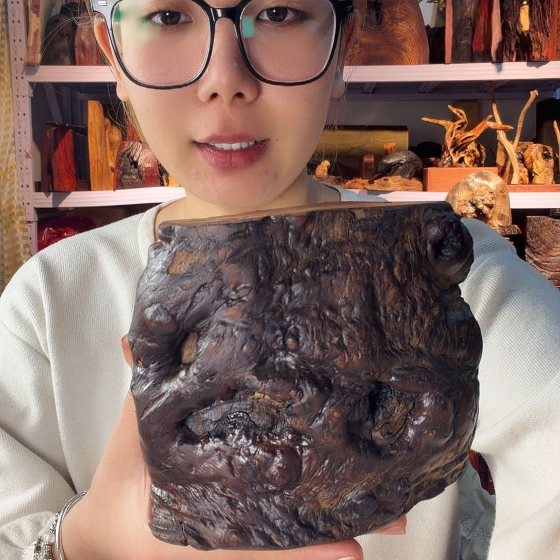 紫檀木类端景台陶*磊