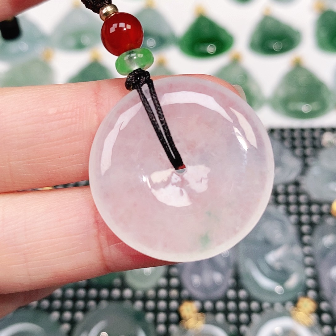 翡翠未镶嵌颈饰26.6/5