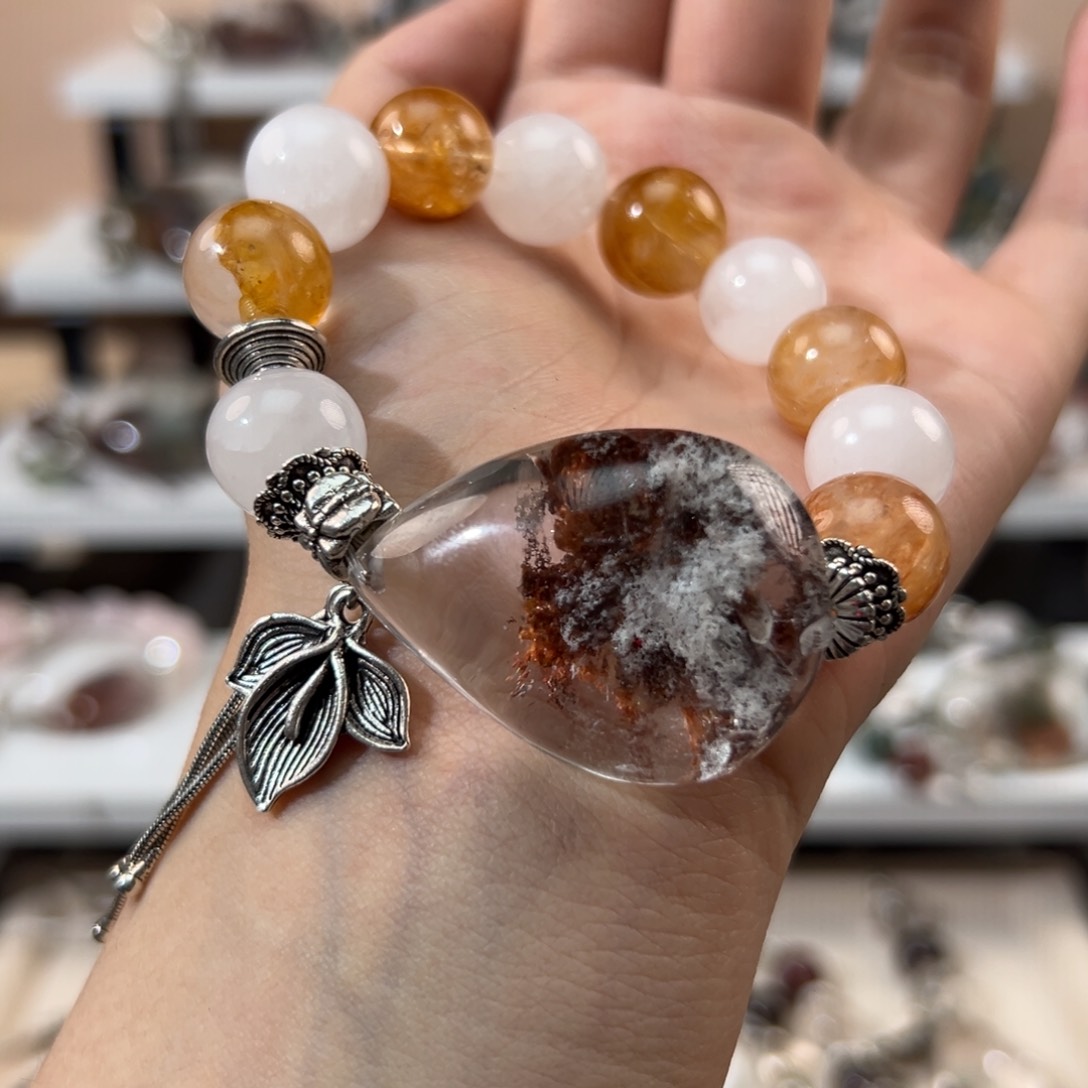 水晶手链合金?手串