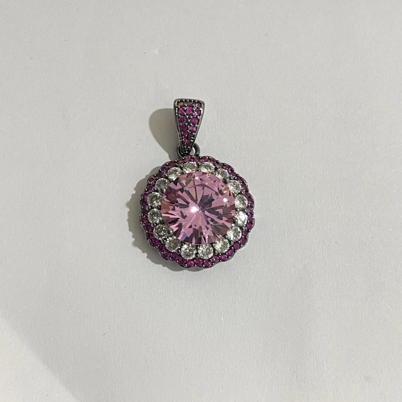 臻选吊坠 经典百搭设计紫色吊坠ABT28