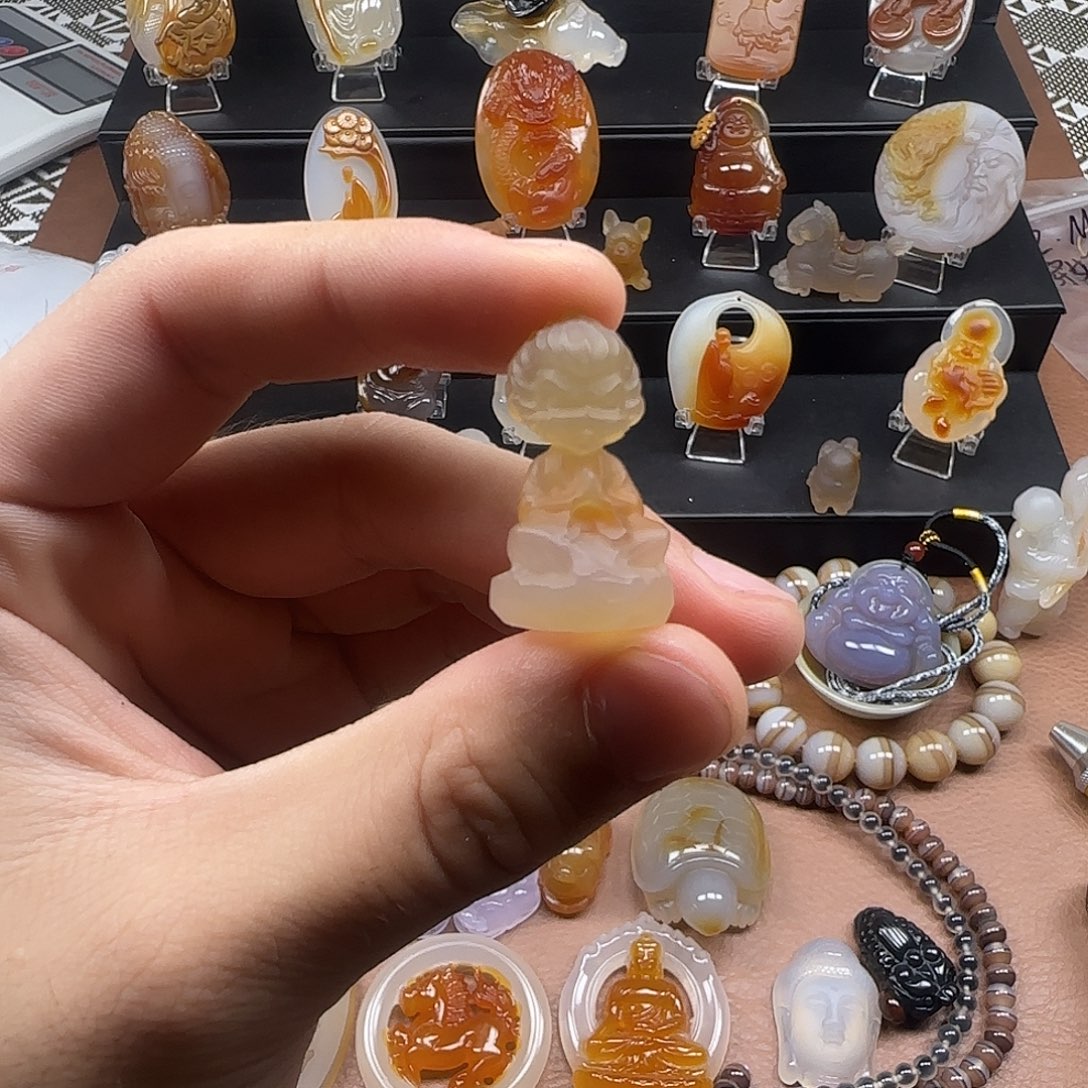 情***子玛瑙/玉髓未镶嵌吊坠(不含链)