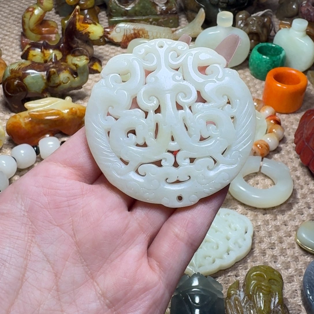 吊坠白玉菩提挂件