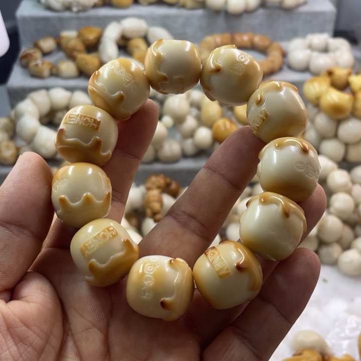 吊坠菩提根/象牙果全品象牙果蜜罐手串卡22