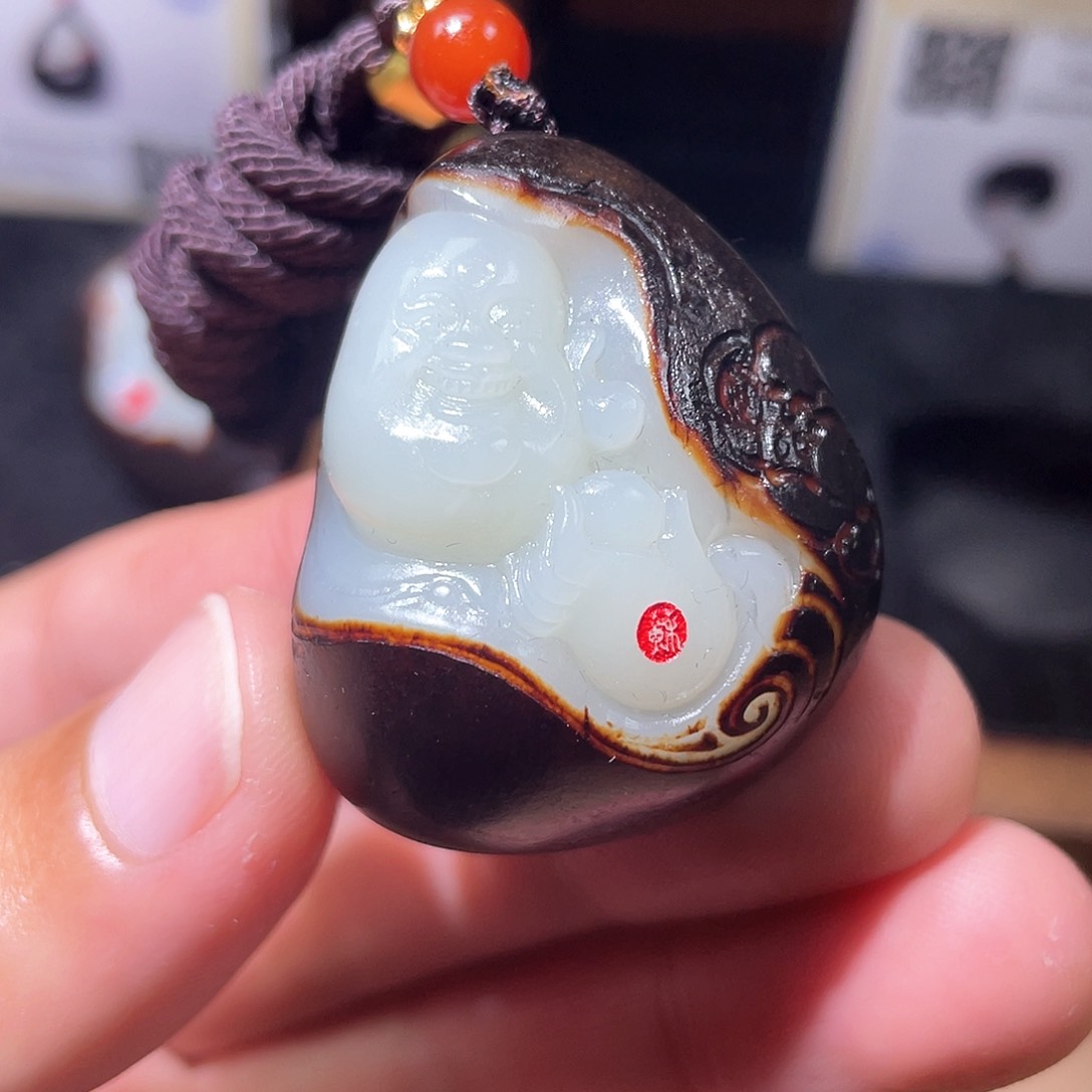 和田玉颈饰未镶嵌A7 