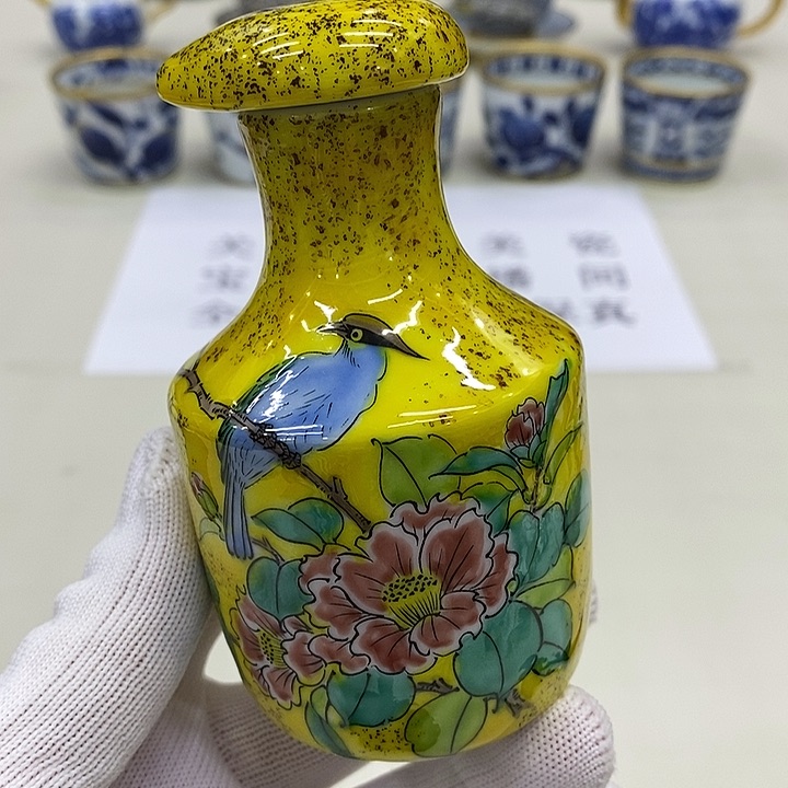 摆件九谷正品保真