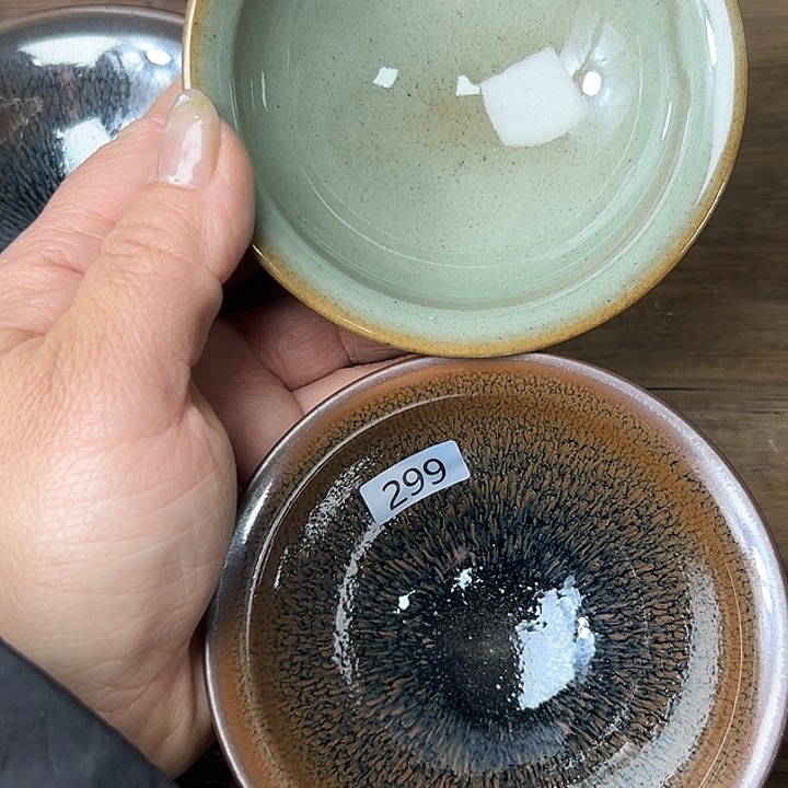 爱****茶盏柴烧建盏主人杯298-299