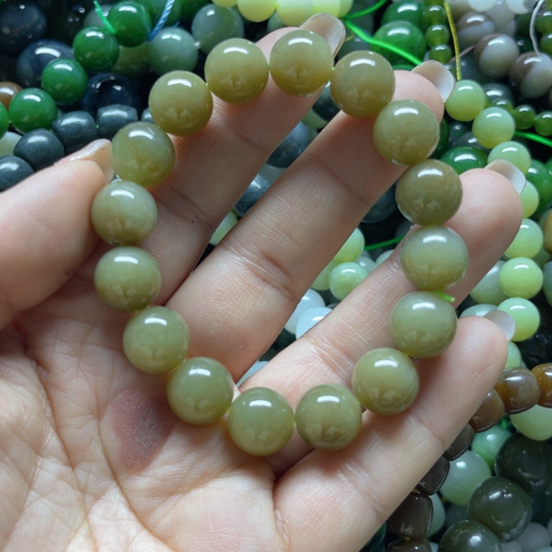 和田玉手链未镶嵌