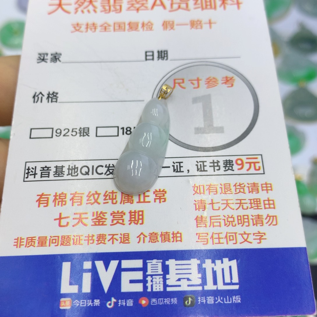 翡翠颈饰未镶嵌翡翠